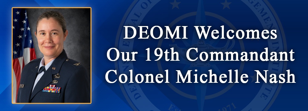 DEOMI New Commandant Web Banner