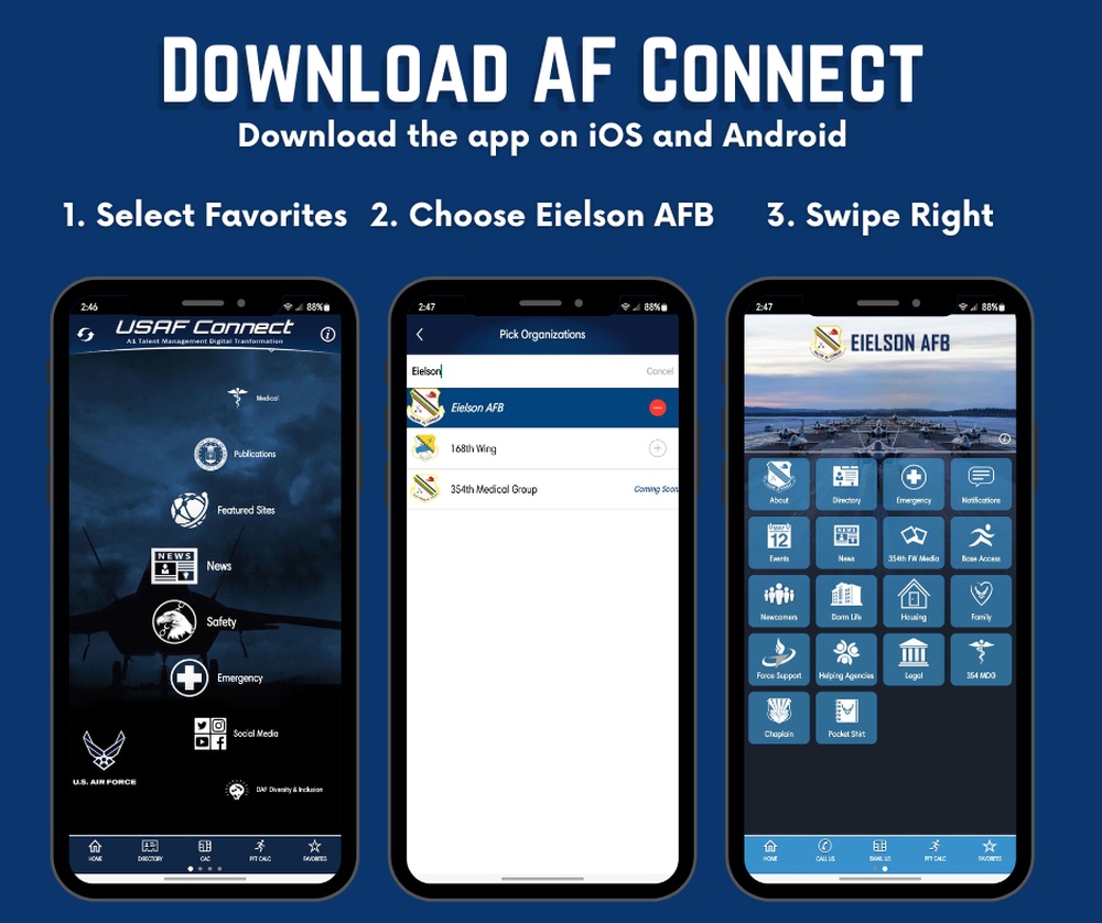 Eielson AFB AF Connect Guide