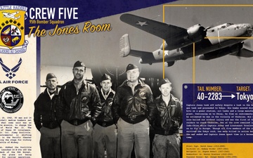 Doolittle Raiders Heritage Mural: Crew 5 - The Jones Room