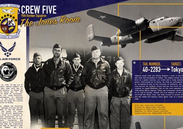 Doolittle Raiders Heritage Mural: Crew 5 - The Jones Room