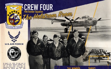 Doolittle Raiders Heritage Mural: Crew 4 - The Holstrom Room