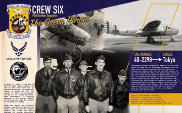 Doolittle Raiders Heritage Mural: Crew 6 - The Green Hornet