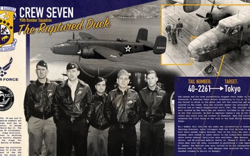 Doolittle Raiders Heritage Mural: Crew 7 - The Ruptured Duck