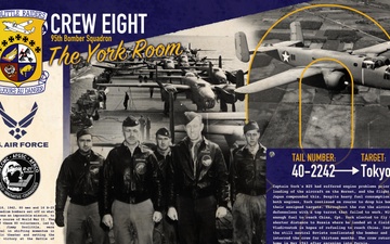 Doolittle Raiders Heritage Mural: Crew 8 - The York Room