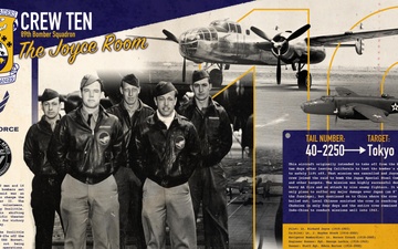 Doolittle Raiders Heritage Mural: Crew 10 - The Joyce Room