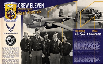 Doolittle Raiders Heritage Mural: Crew 11 - Hari Kari-er