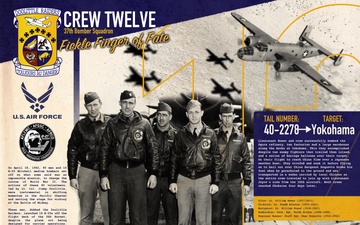 Doolittle Raiders Heritage Mural: Crew 12 - Fickle Finger of Fate