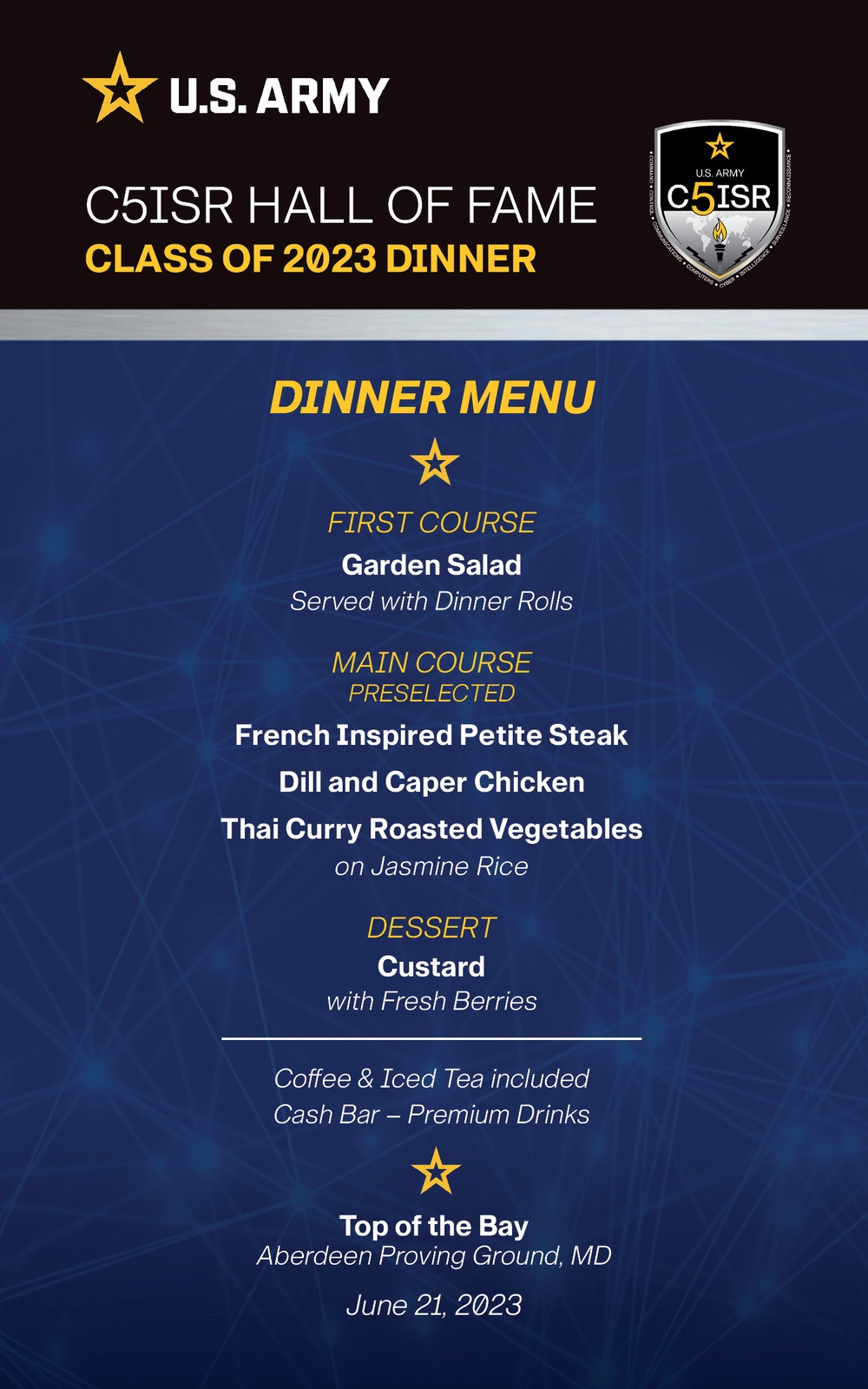 C5ISR Hall of Fame Menu