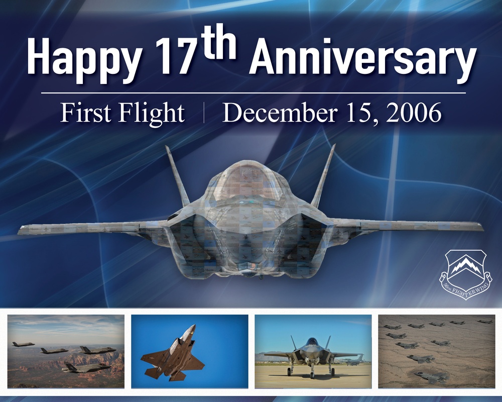 F-35 17th Anniversary of its First Flight