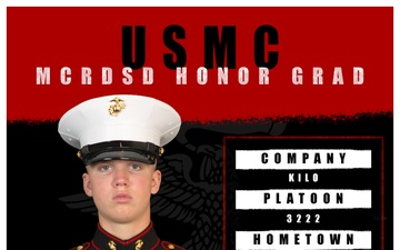 Kilo Company Honor Graduate