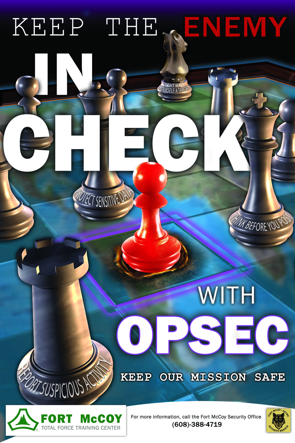 Keep the Enemy in Check - OPSEC Poster 2023