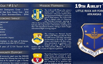 19th Airlift Wing Distinguished Visitor Tri-Fold Brochure