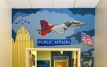 JBSA-Randolph Public Affairs mural