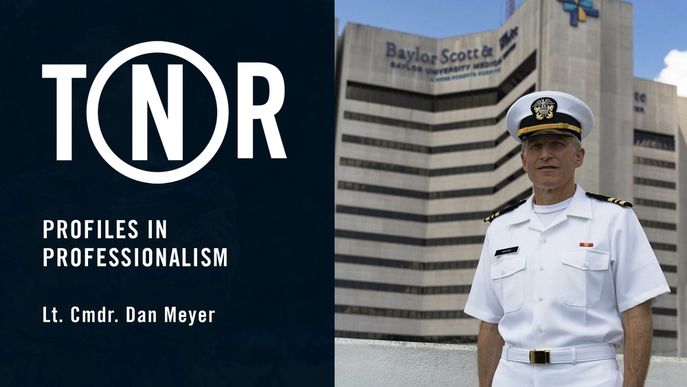 Profiles in Professionalism: Lt. Cmdr. Dan Meyer
