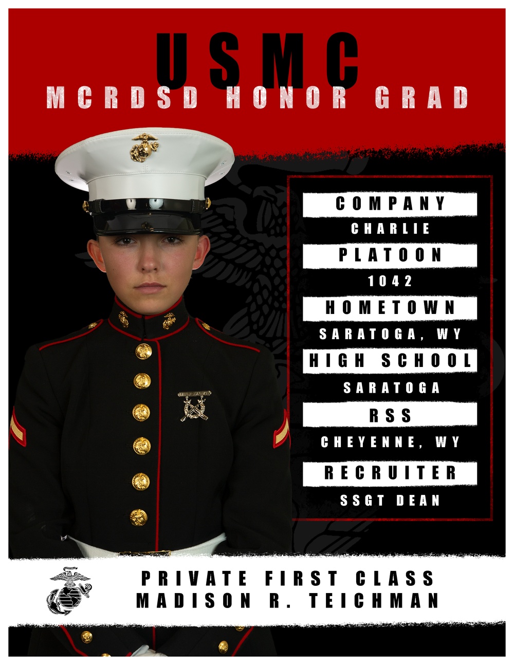 Charlie Company - Honor Graduate