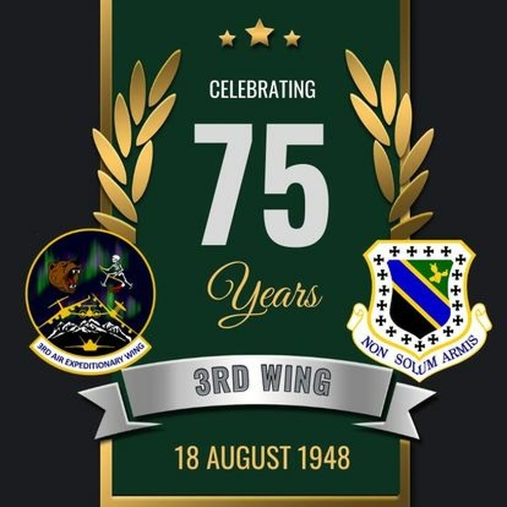 3rd Wing celebrates 75 years under Air Force structure