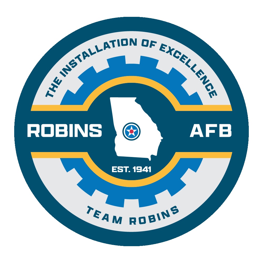 Team Robins AFB branded logo in color