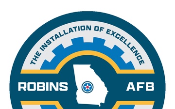 Team Robins AFB branded logo in color