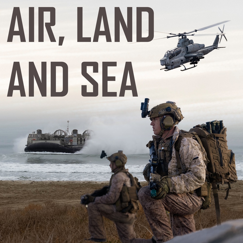 Air, Land and Sea graphic