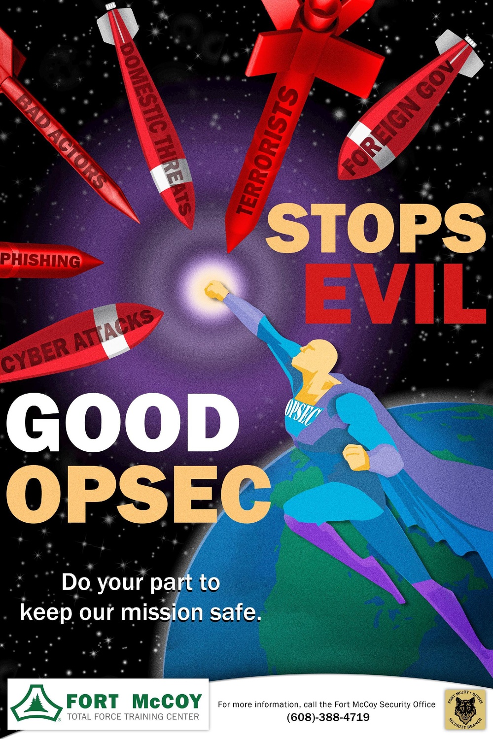 Good OPSEC Stops Evil - OPSEC Poster