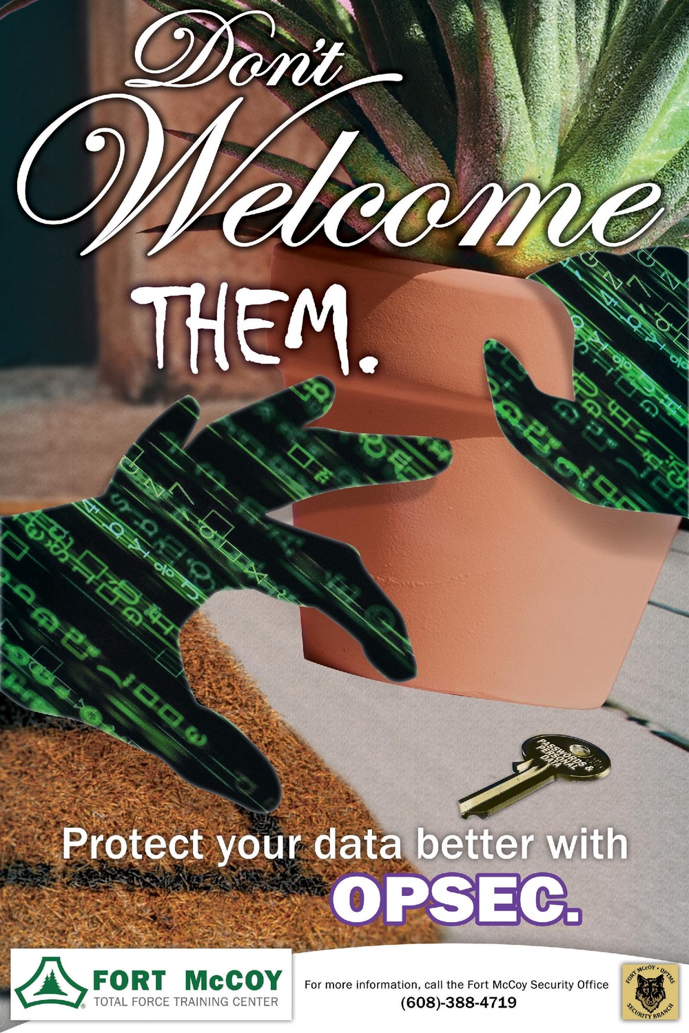 Don&amp;#39;t Welcome Them - OPSEC Poster 2023
