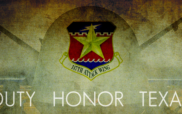 147th Attack Wing MQ-9 Poster