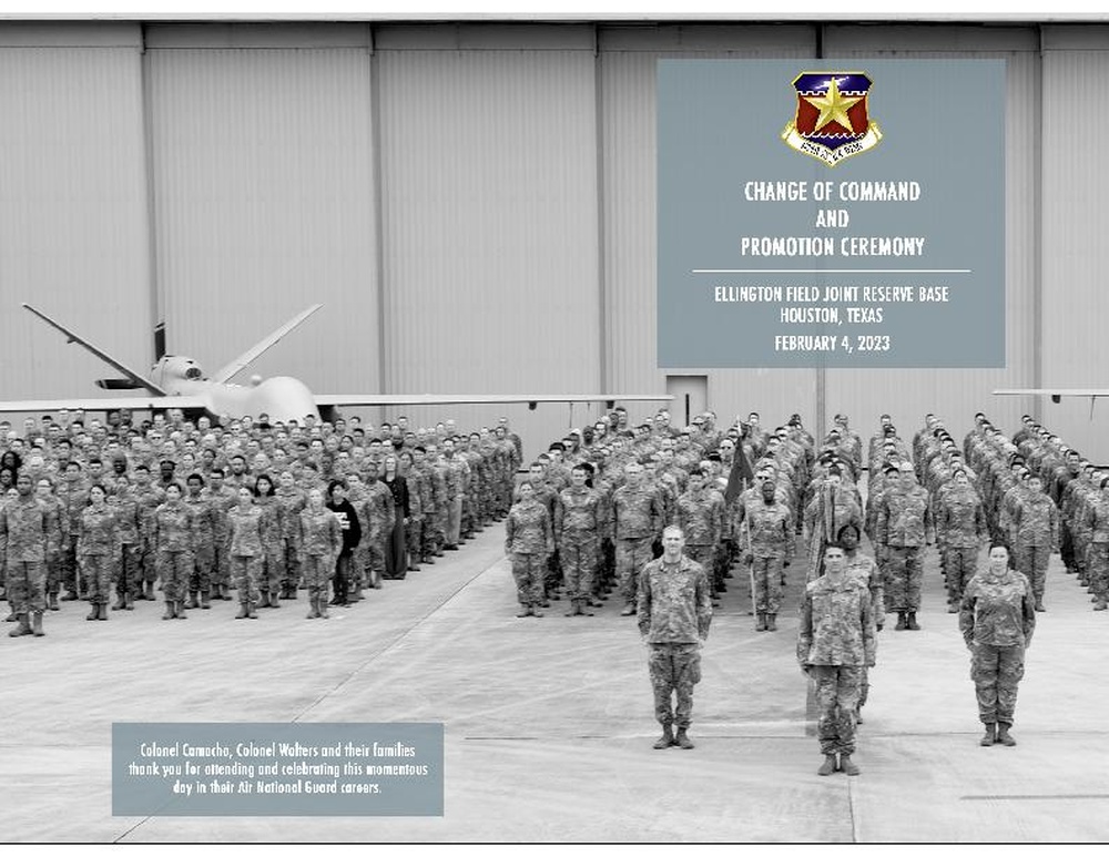 147th Attack Wing Change of Command and Promotion Ceremony Program