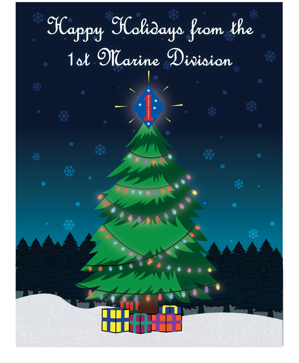 1st MARDIV holiday greetings