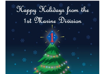 1st MARDIV holiday greetings