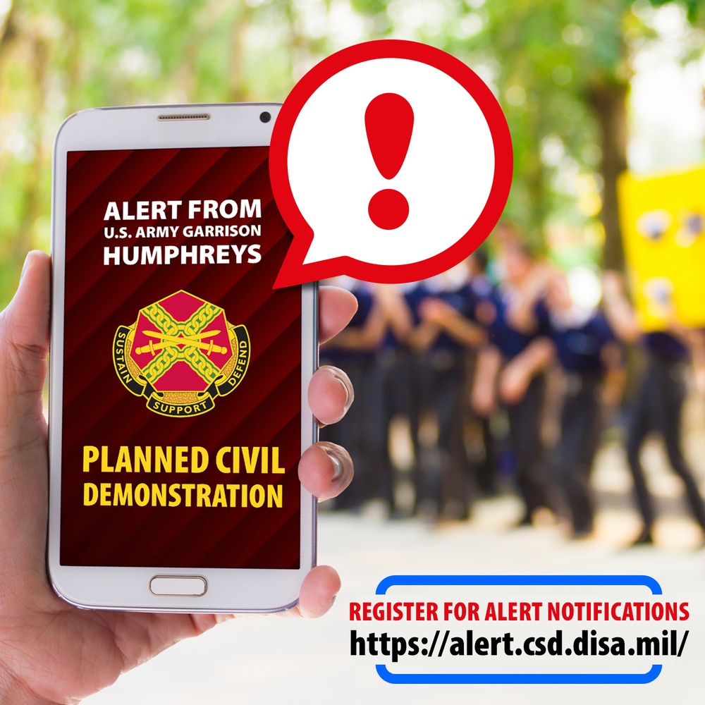 Register for USAG Humphreys Alert Notifications