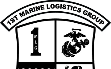 1st Marine Logistics Group Unit Logo Line Art