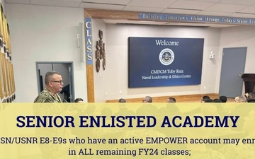 Senior Enlisted Academy Open Enrollment