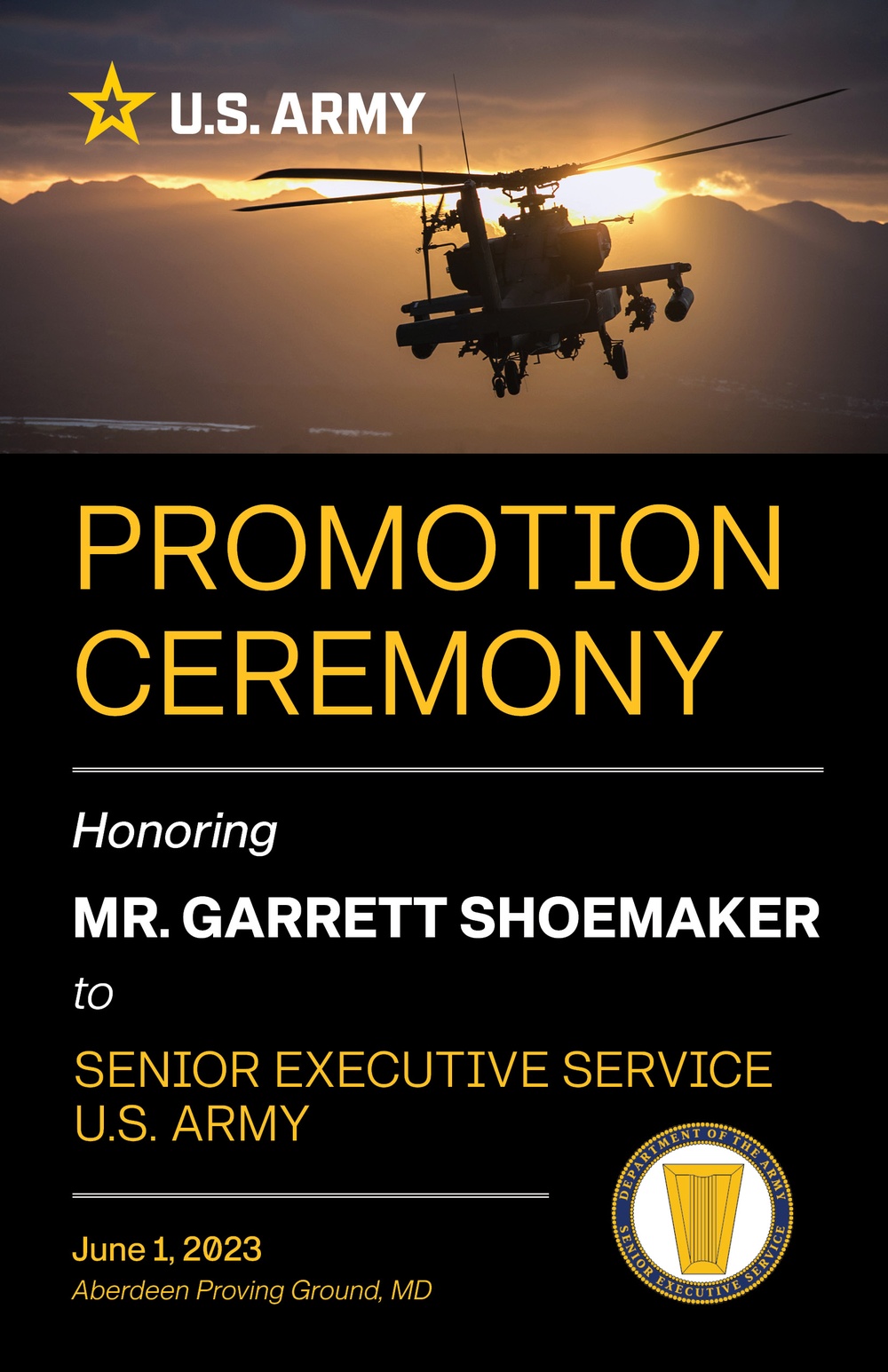 Senior Executive Service Promotion Ceremony