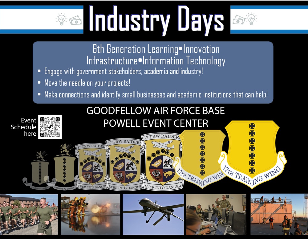 17th Training Wing Industry Days Poster