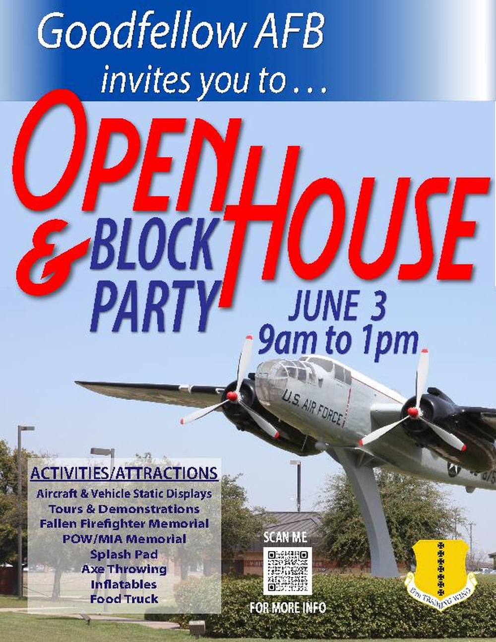 17th Training Wing Open House and Block Party