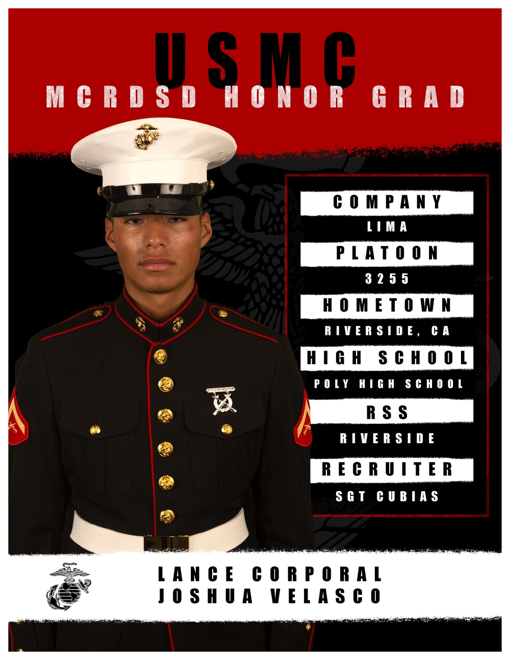 Lima Company Honor Grad