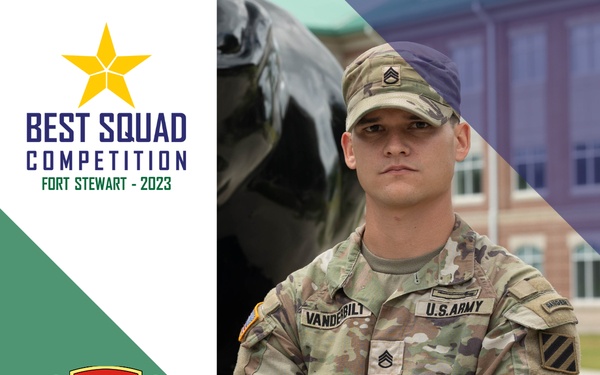 3rd ID Best Squad Competition Contestant: SSG Brandyn Vanderbilt