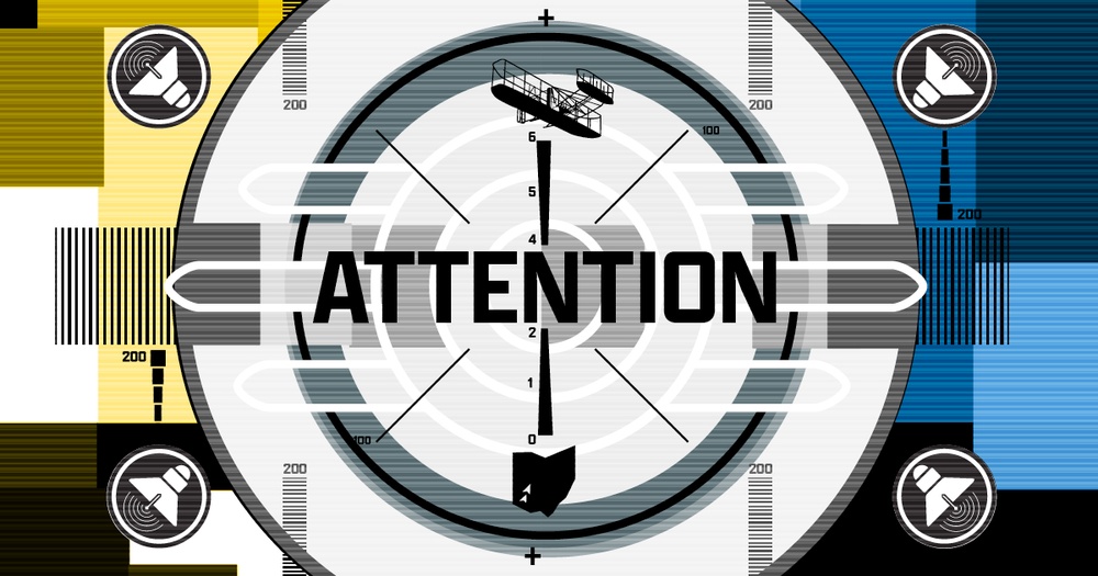 Contingency social media notification: Attention - horizontal