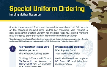 Special Uniform Ordering, a nursing mother&amp;#39;s resource