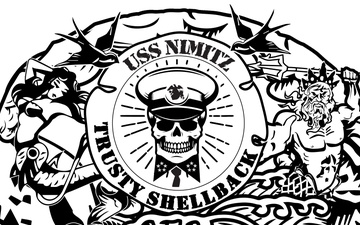 Shellback  Ceremony Belt Buckle Design