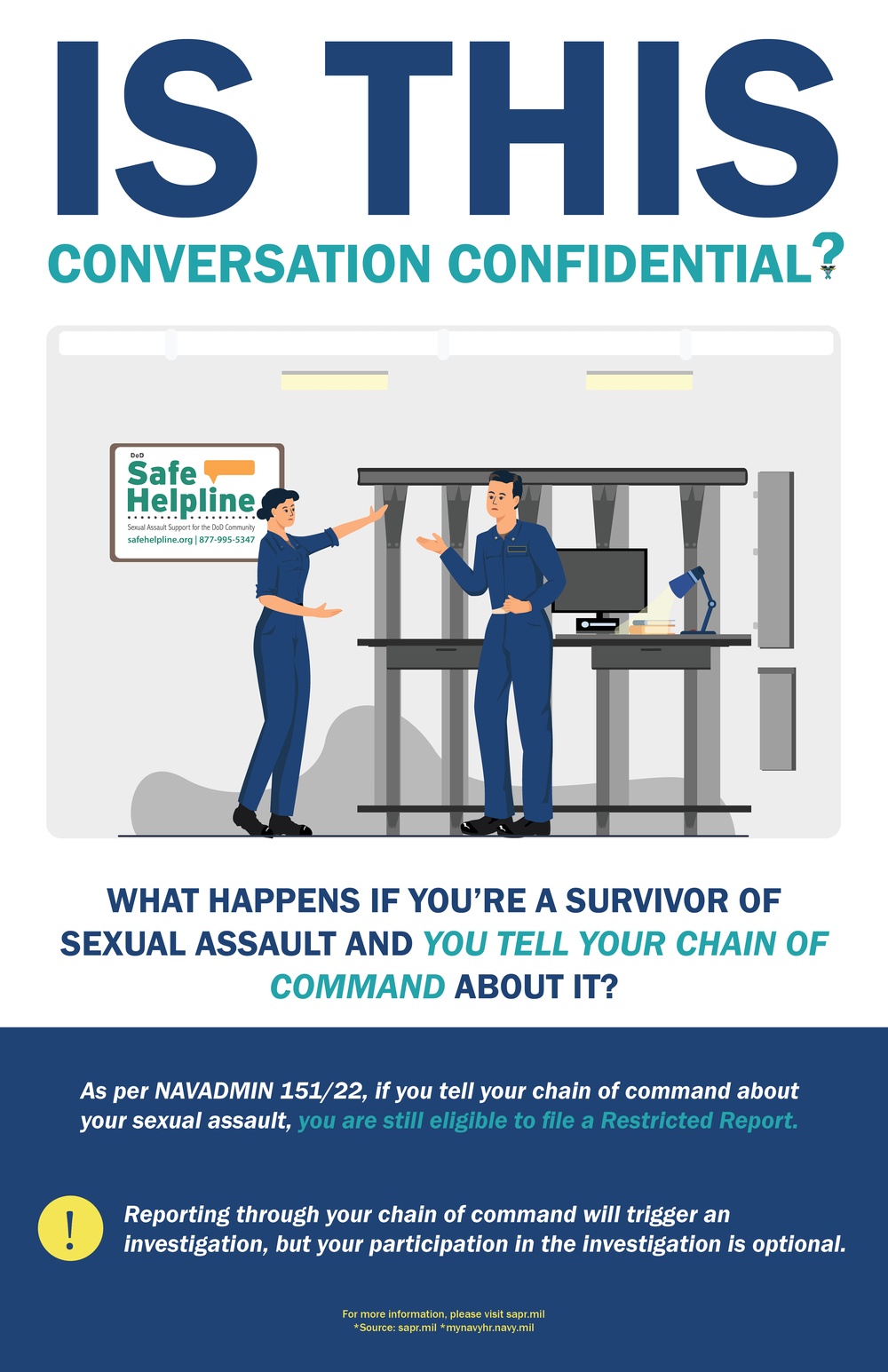 Vinson&amp;#39;s SAPR Program Is This Conversation Confidential Infographic