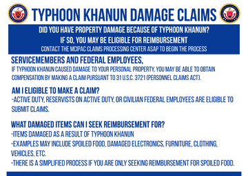 Typhoon Khanun Damage Claims