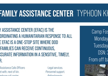 Typhoon Khanun Emergency Family Assistance Center