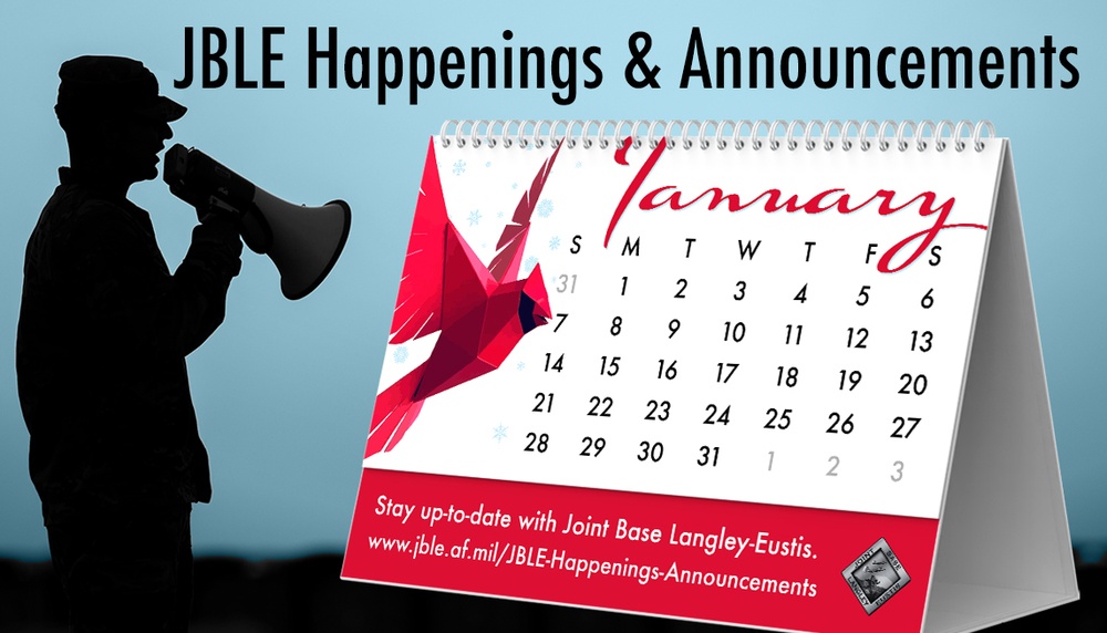 Stay Up-to-Date with Joint Base Langley-Eustis with the JBLE Happenings &amp; Announcements!