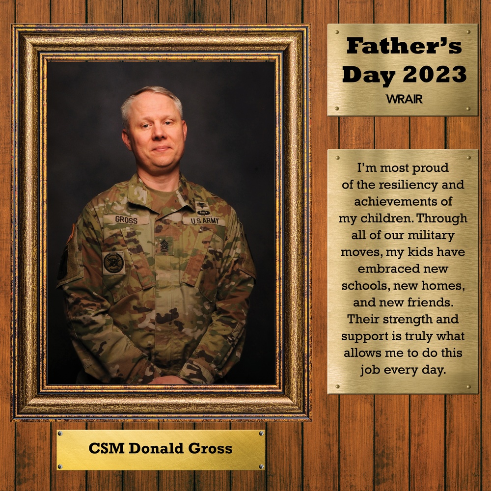 Father&amp;#39;s Day 2023: CSM Donald Gross