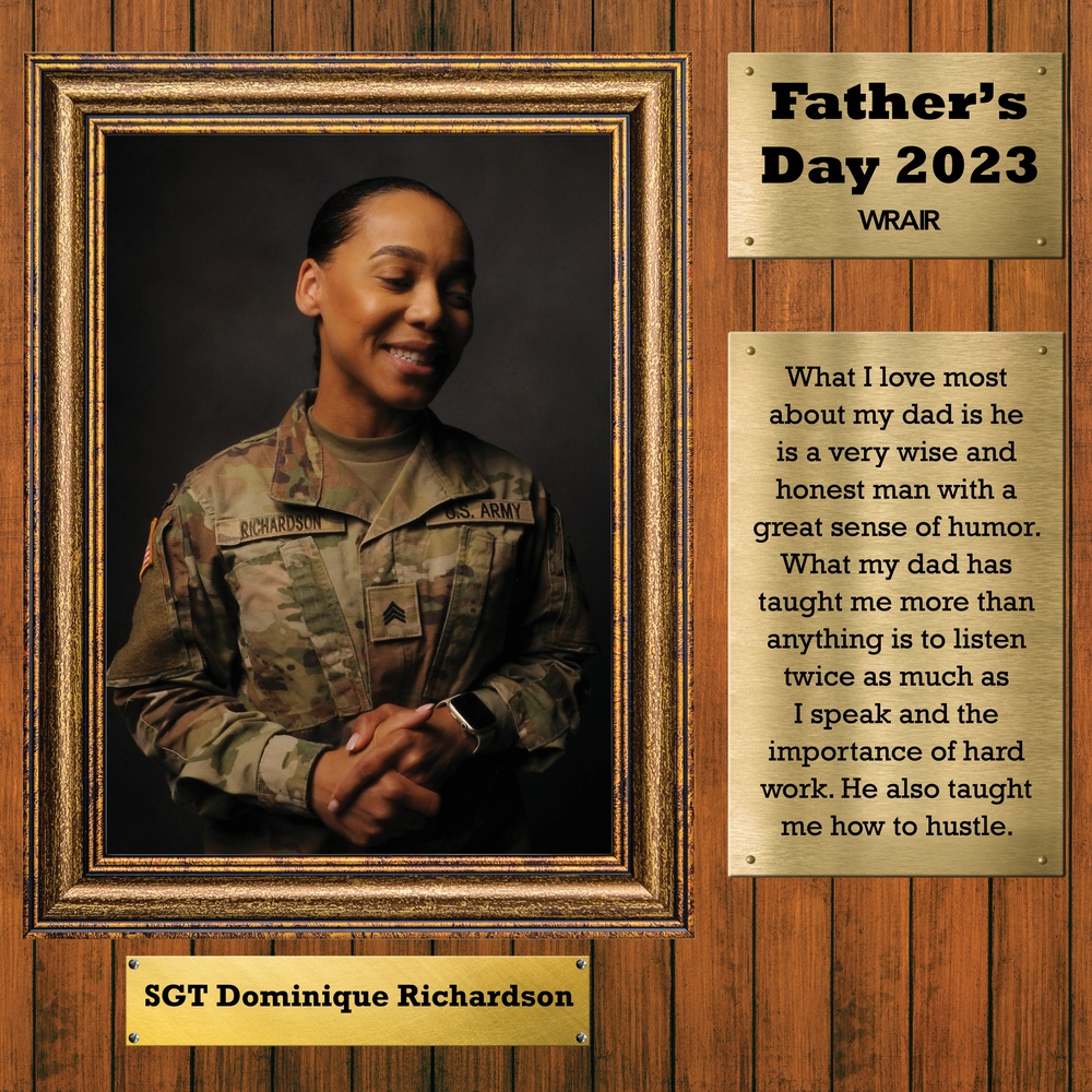 Father&amp;#39;s Day 2023: SGT Dominique Richardson