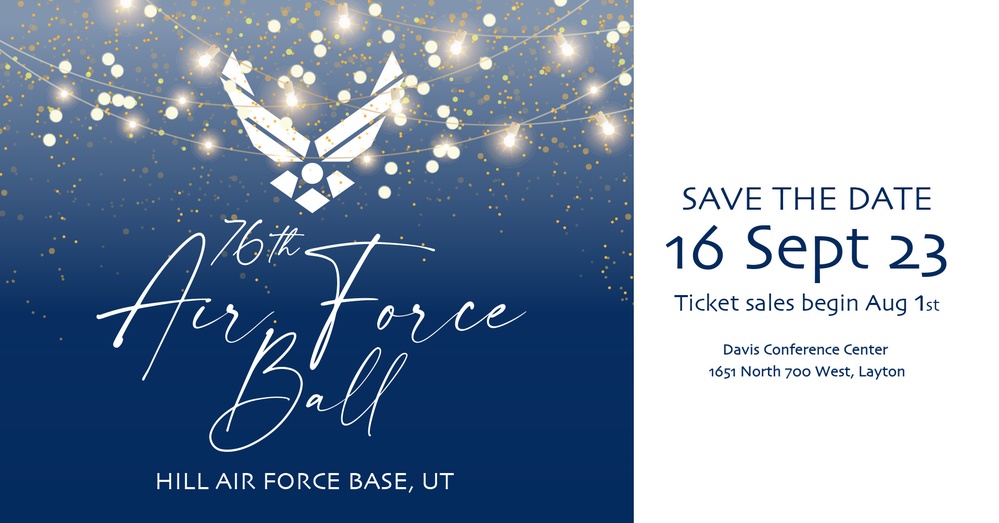 Air Force Ball: Save the Date - social media