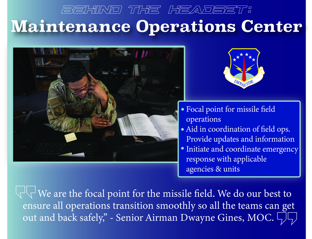 Behind the headset: Maintenance Operations Center
