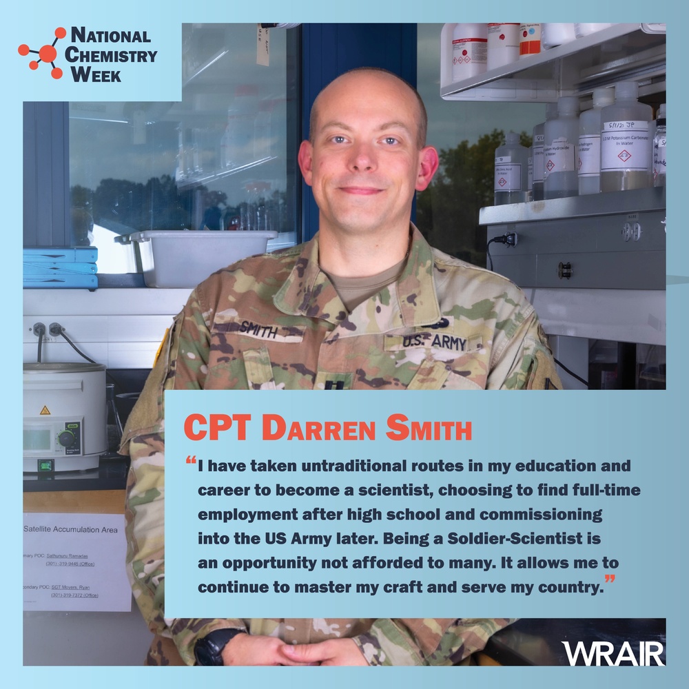 National Chemistry Week 2023: CPT Darren Smith