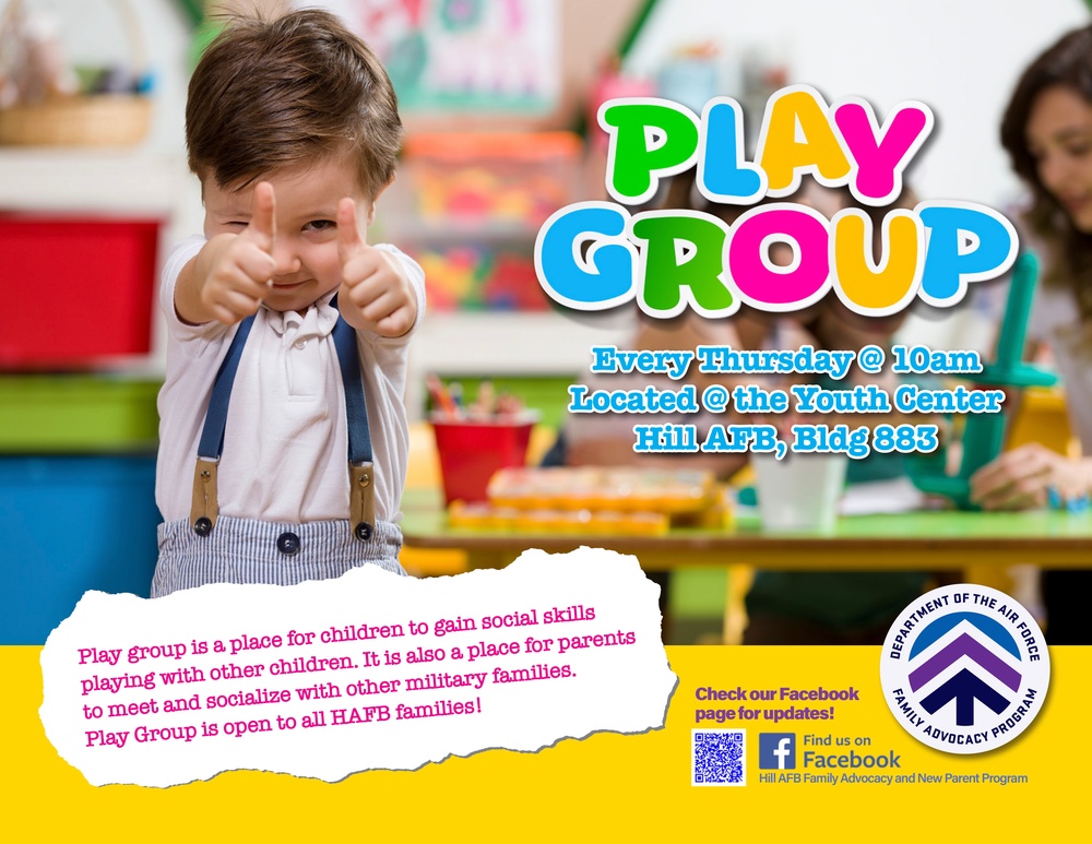 Family Advocacy Program: Play Group - flyer